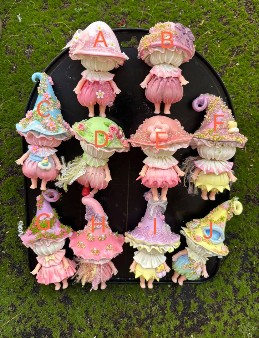 ✨ Handmade Mushroom Fairy Fridge Magnets - Enchanted Forest Decor for Kitchen Australia | Limited Edition ✨