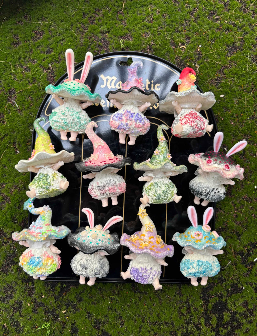 ✨ Handmade Mushroom Fairy Fridge Magnets - Enchanted Forest Decor for Kitchen Australia | Limited Edition ✨