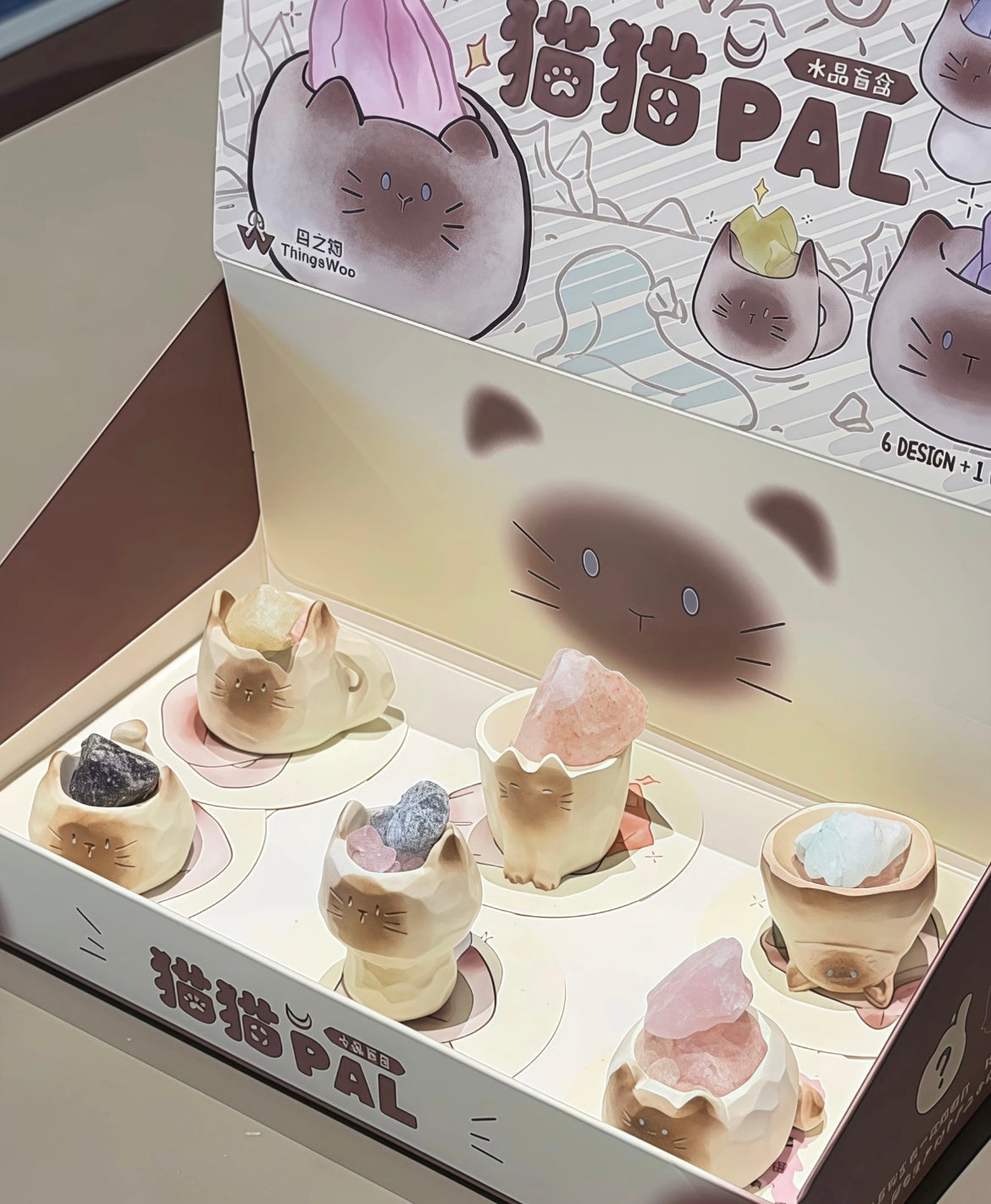 Relax & Recharge – Let Our Crystal Kitty Blind Boxes Absorb Your Stress!